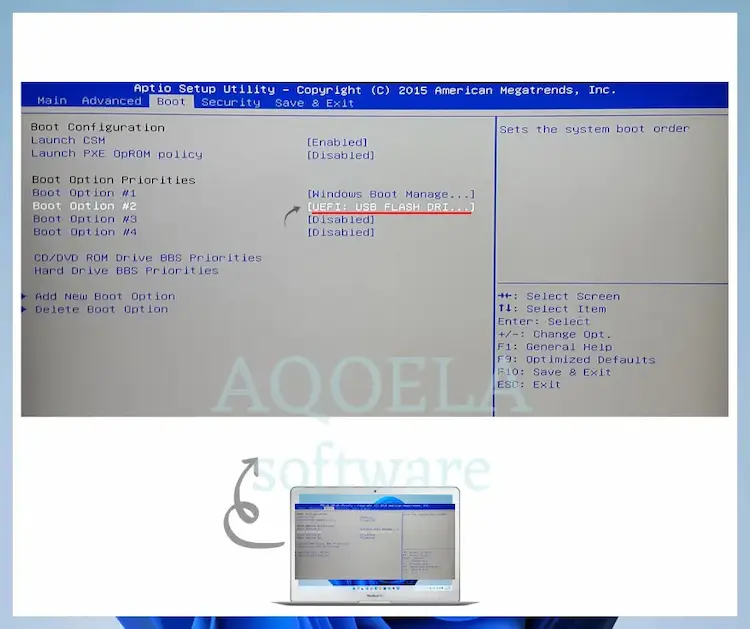 BIOS settings tutorial for boot from flash memory BIOS settings tutorial for boot from flash memory