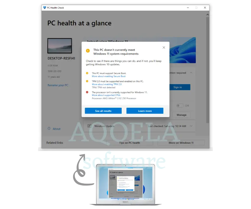 How to determine the compatibility of the system with Windows 11 How to determine the compatibility of the system with Windows 11